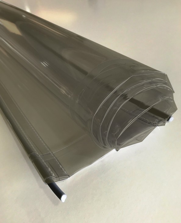 Tenda Antipioggia in PVC Crystal Fumé - immagine 5